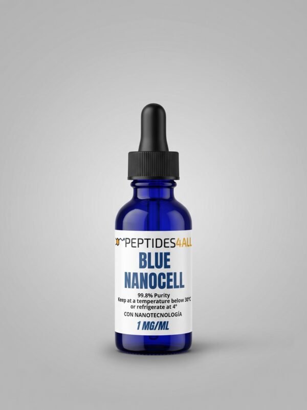 Blue Nano-Cell — gotero oral de azul de metileno nanoencapsulado 1 mg/mL, Peptides4All